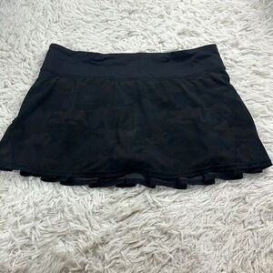 Lululemon Run: Pace Setter Skirt (Regular) *4-way Stretch Savasana Camo 20cm New